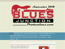 Tablet Screenshot of bluesjunctionproductions.com